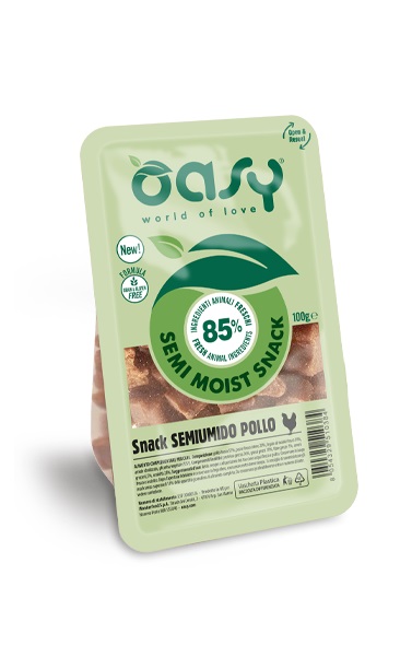 Oasy Cane Snack Semiumido Pollo 100 Gr
