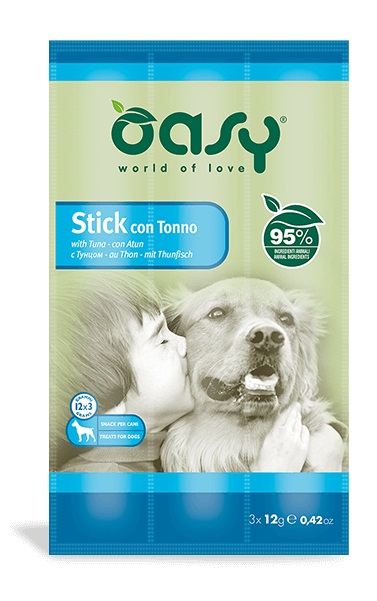 Oasy Cane Snack Stick Tonno Cf. (3X12) Gr