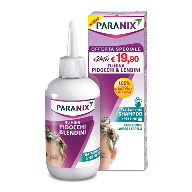 Shampoo paranix trattamento regolamento mdr taglio prezzo 200 ml