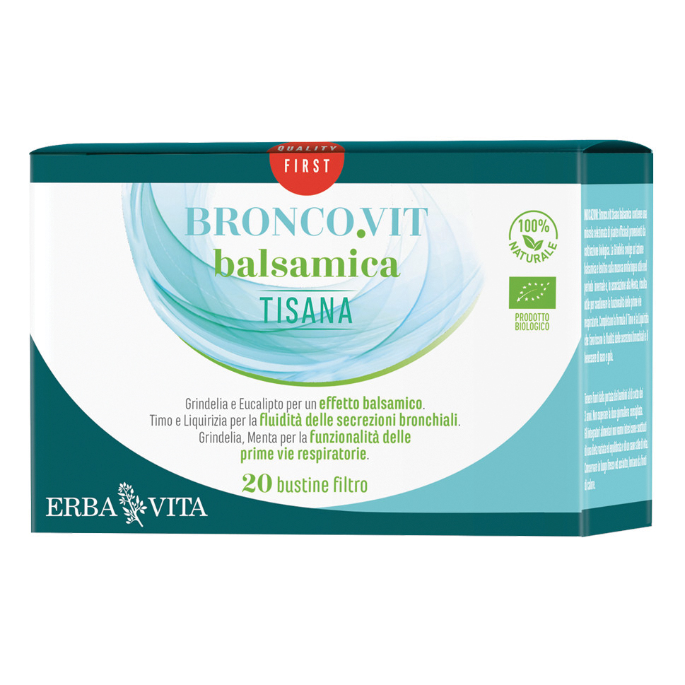 Erba Vita Broncovit Tisana Balsamica 12 Bustine