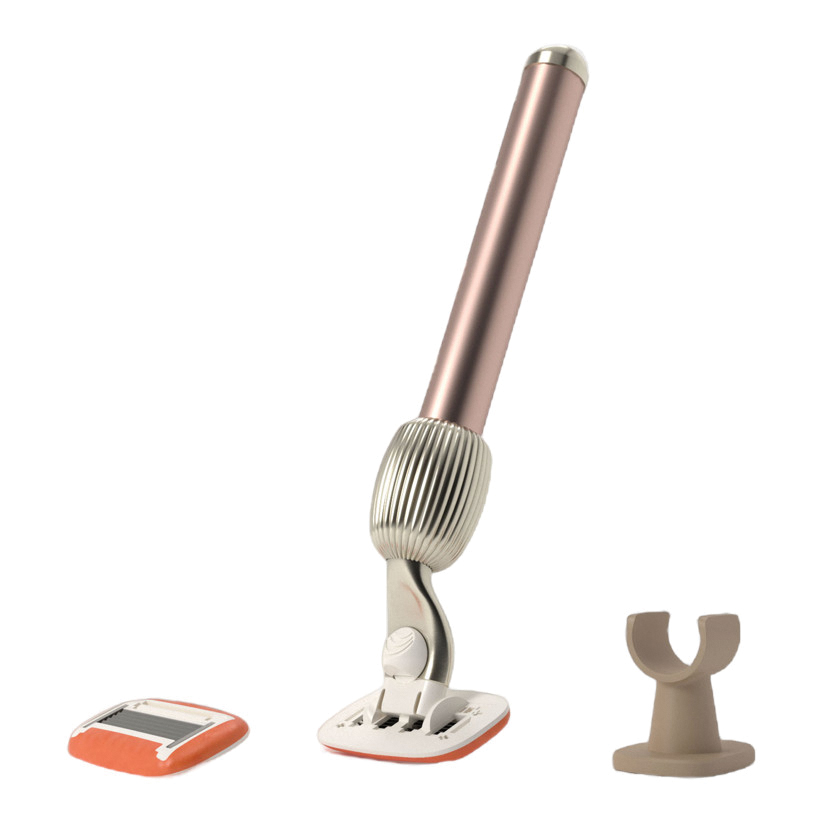 Fler razor starter set blush 1 rasoio + 2 lamette + 1 supporto
