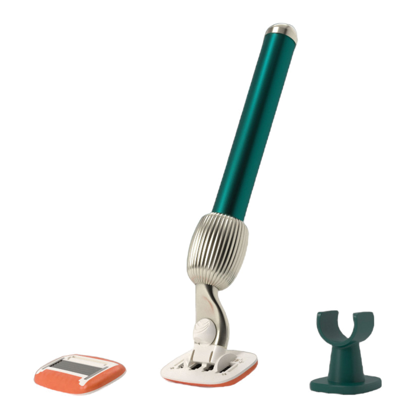 Fler razor starter set pine 1 rasoio + 2 lamette + 1 supporto