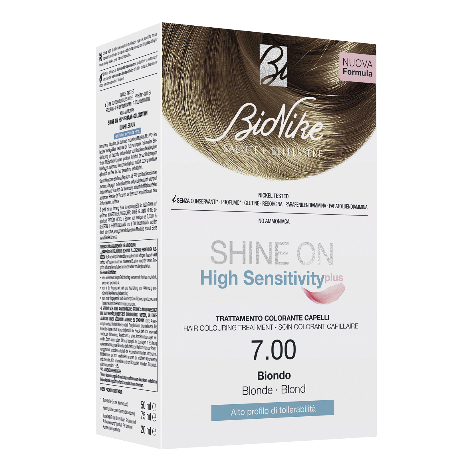 BioNike Shine On HS Plus Trattamento Colorante 7.00 Biondo