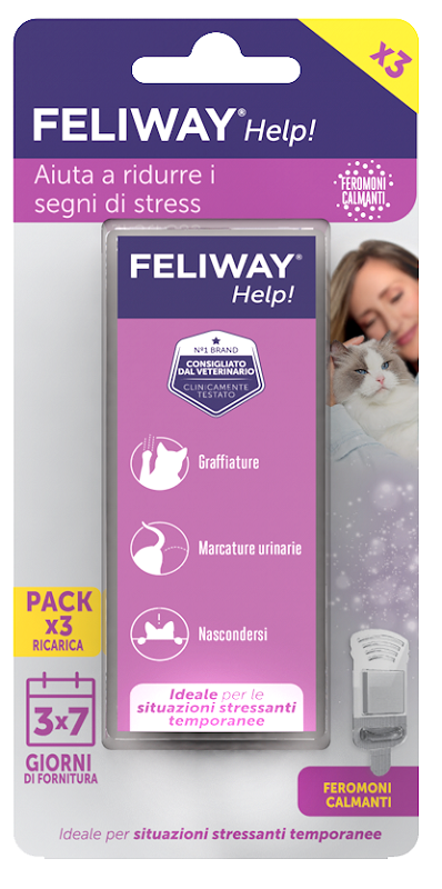 Feliway Help Ricarica Cf. (3 Pezzi)-image