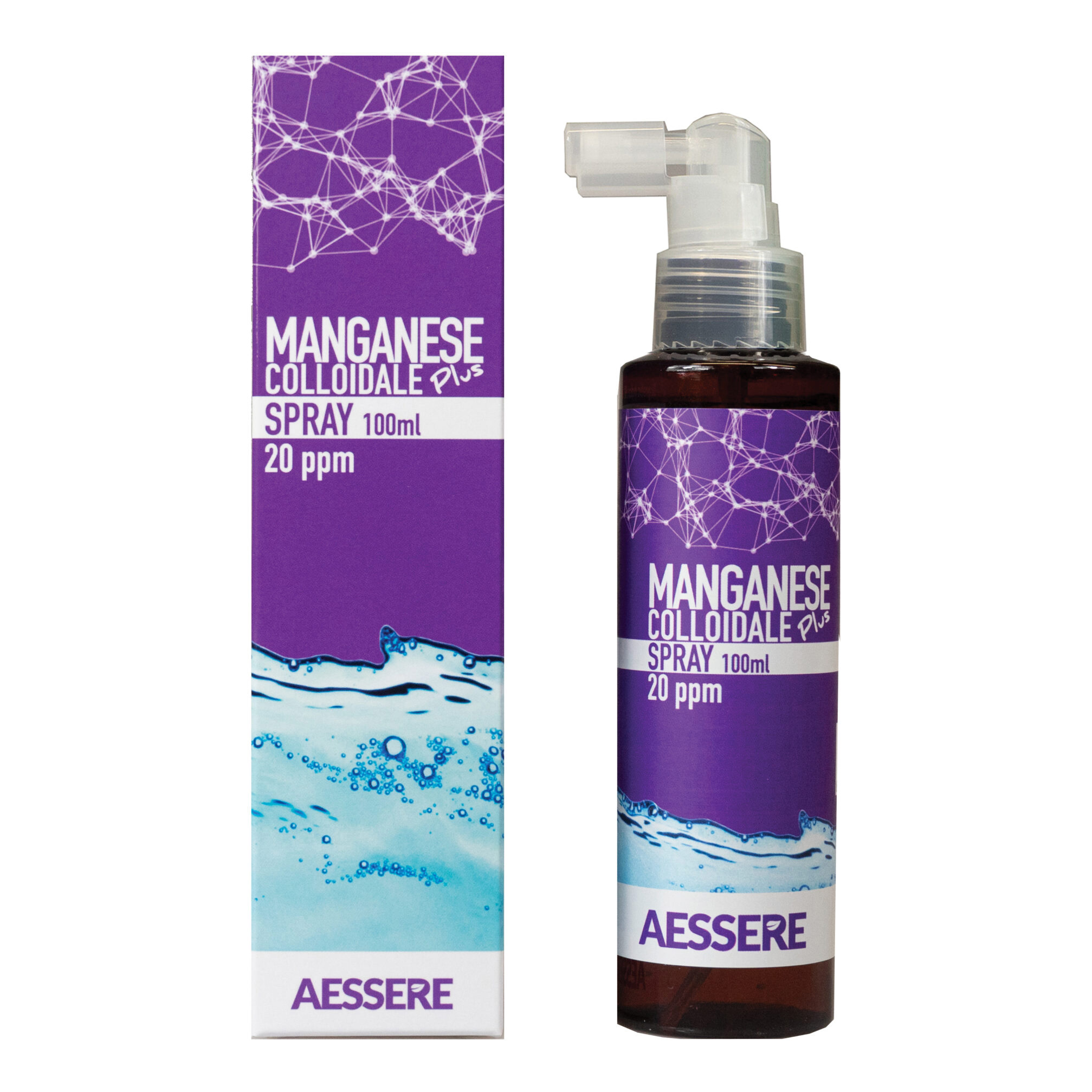 Manganese colloidale plus spray 20ppm medicazione 100 ml
