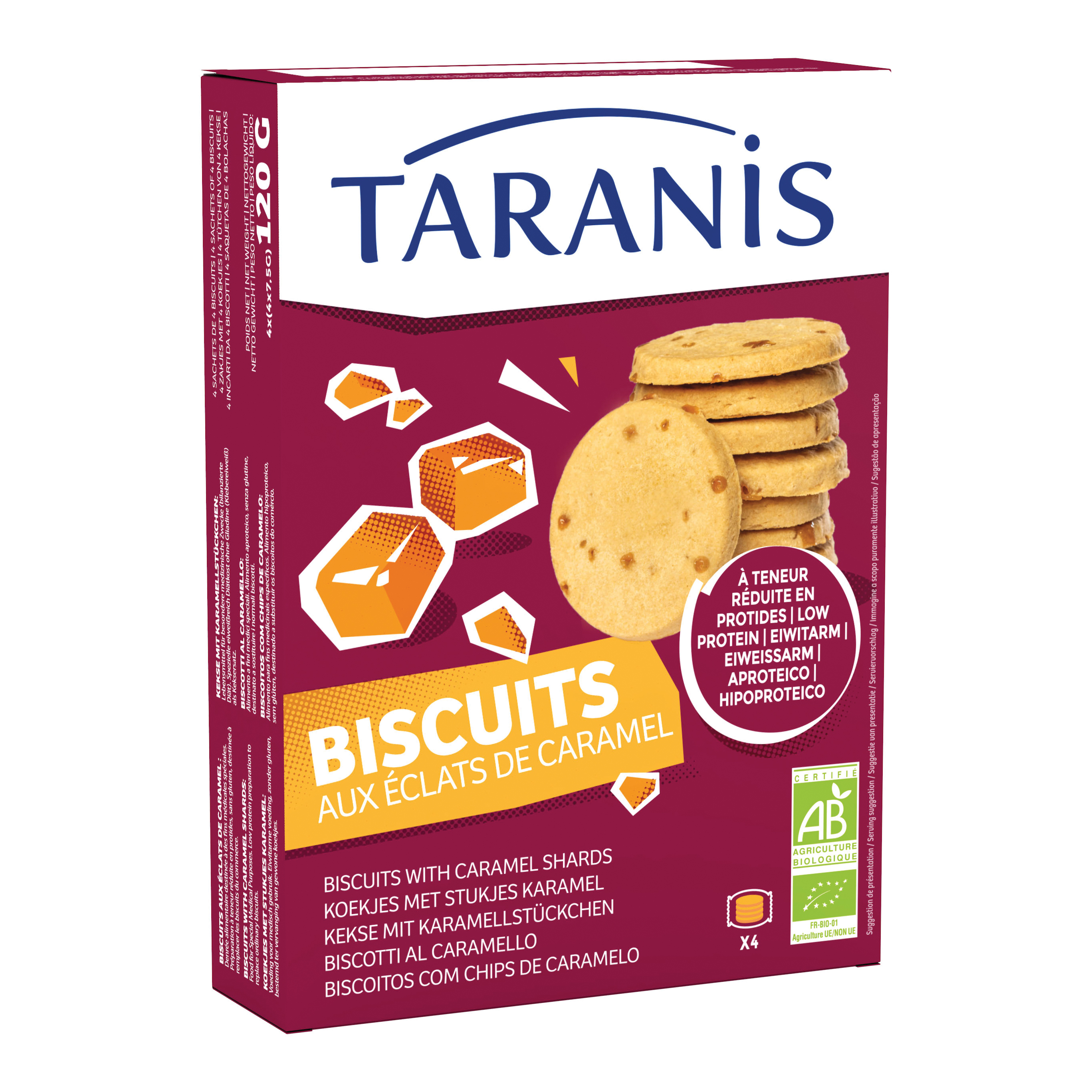 Taranis biscotti al caramello 120 g