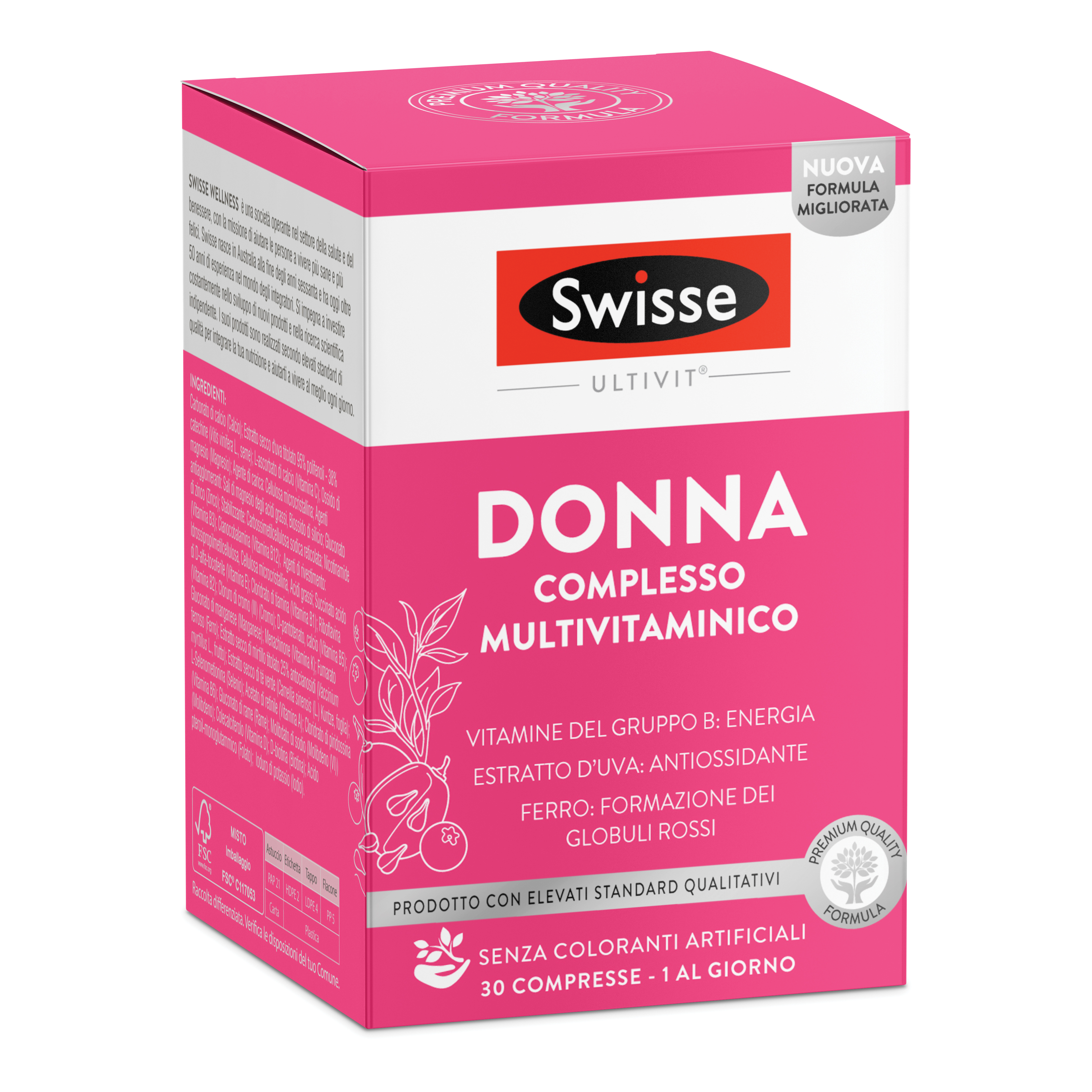 Swisse Multivitaminico Donna 30 Compresse
