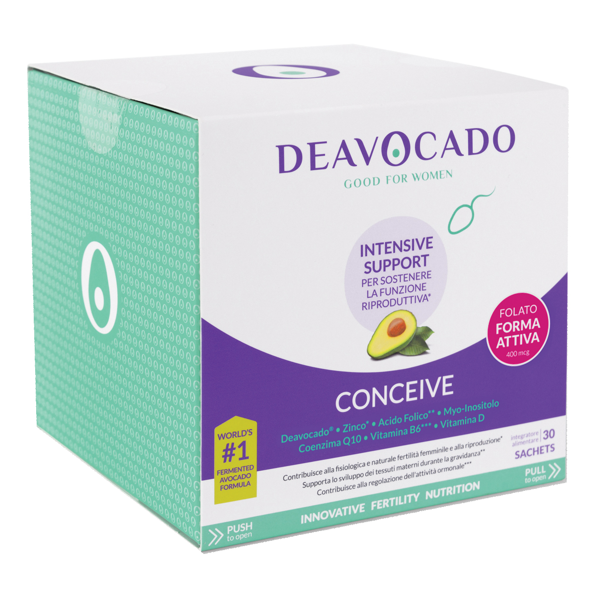 Deavocado conceive 30 bustine 5 g nuova formula
