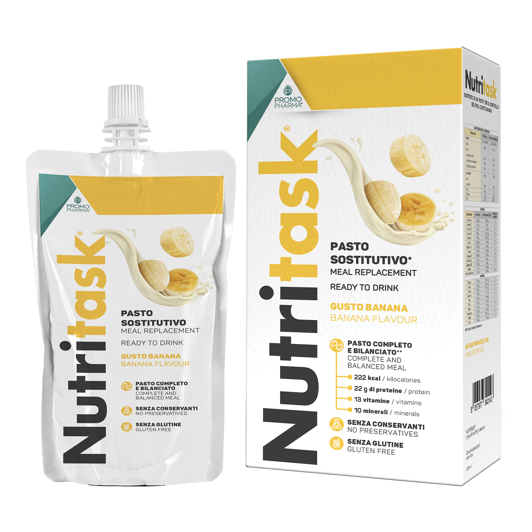 Nutritask banana 440 g