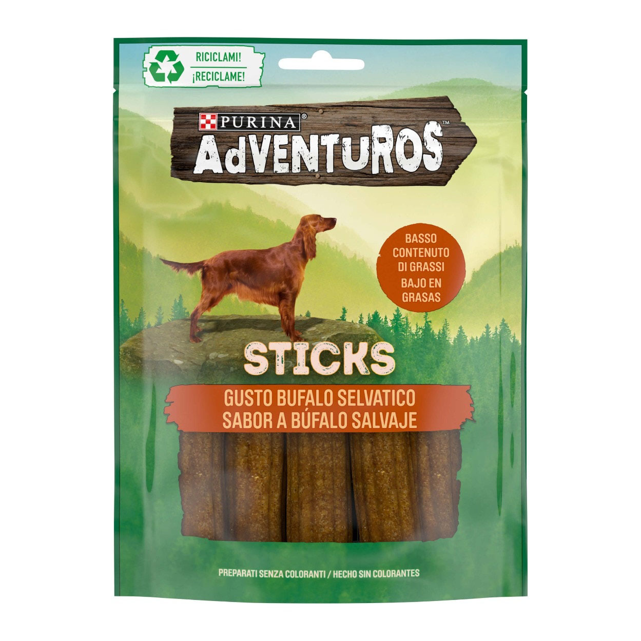 Adventuros sticks bufalo 120 g