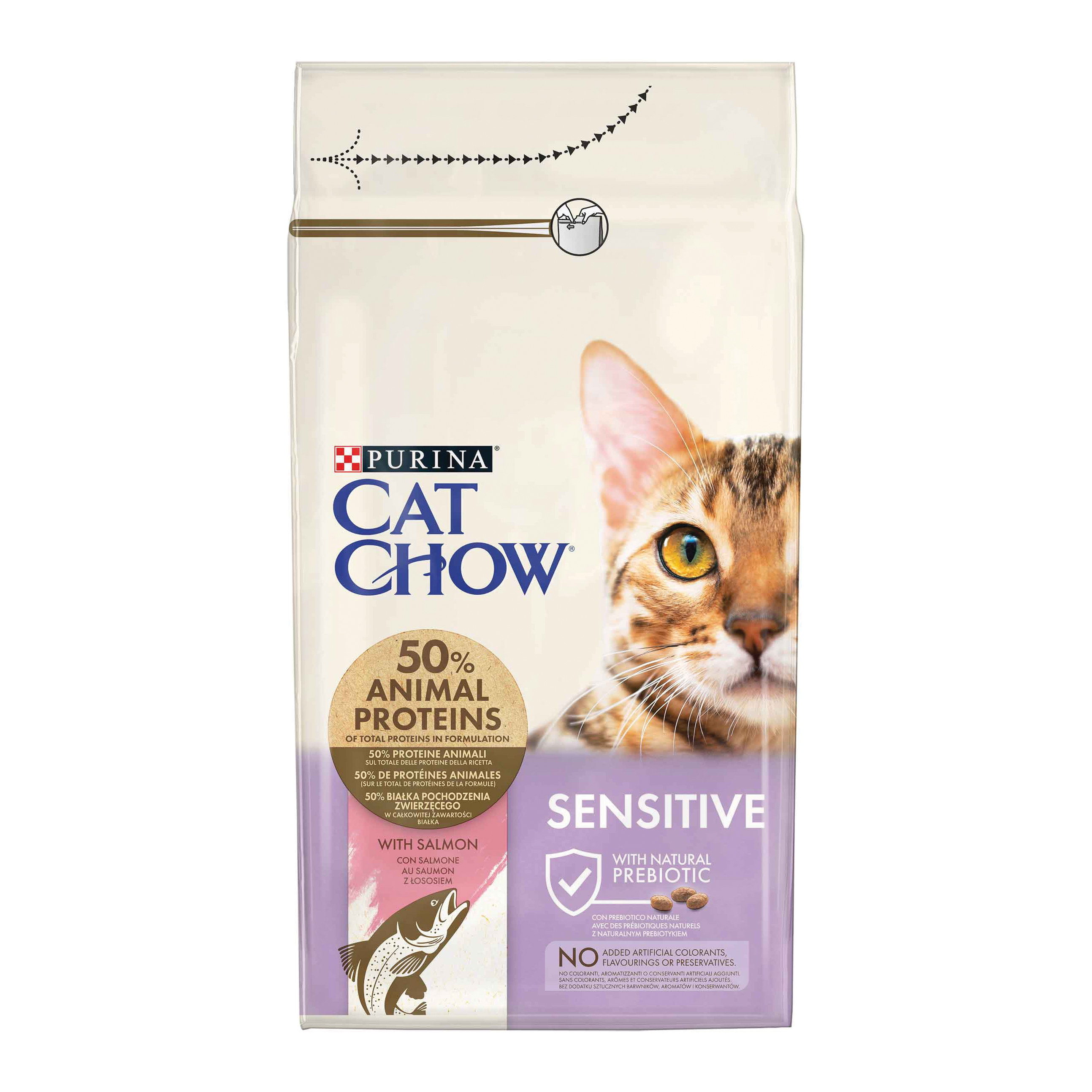 Cat chow sensitive salmone 1,5 kg