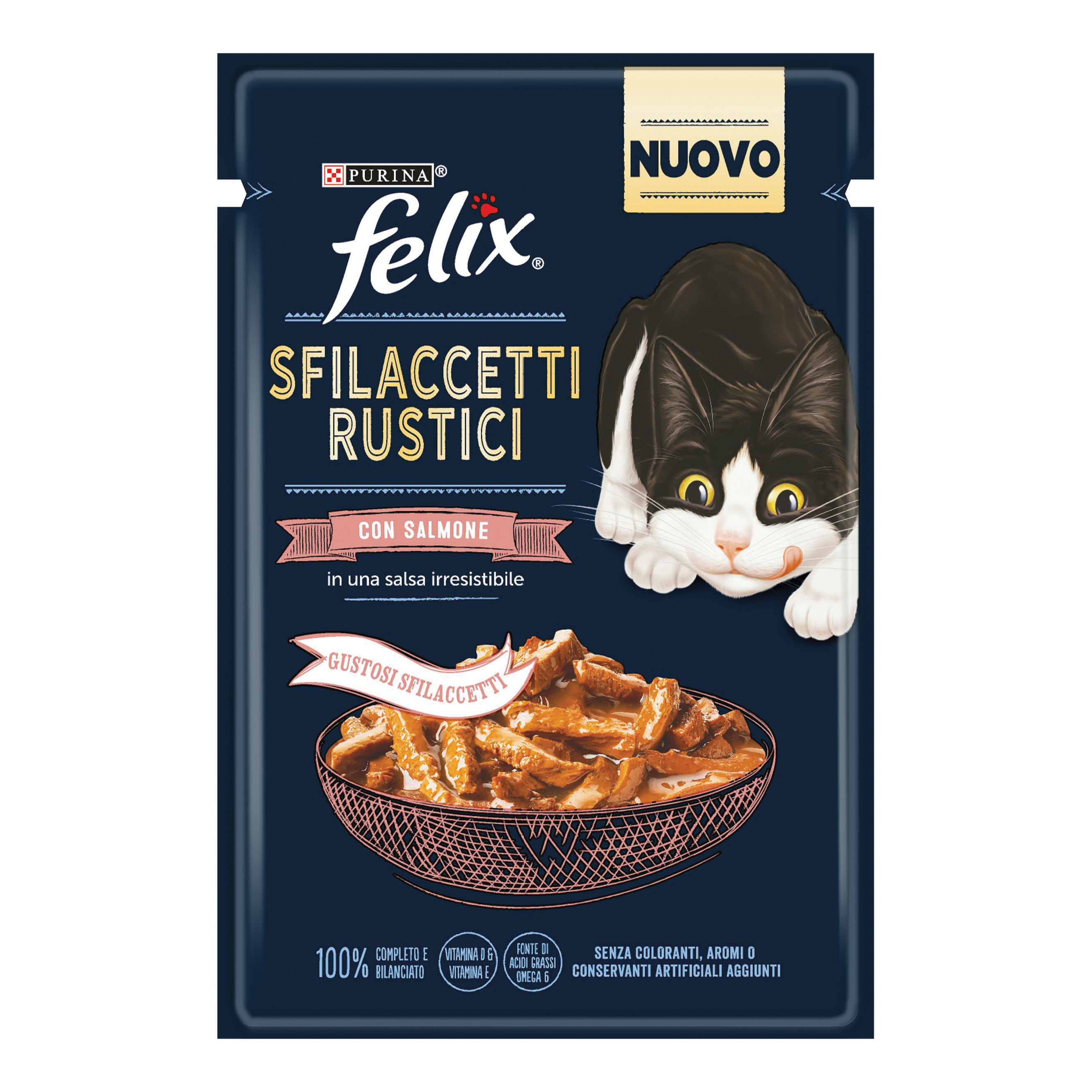 Felix sfilaccetti rustici salmone 80 g