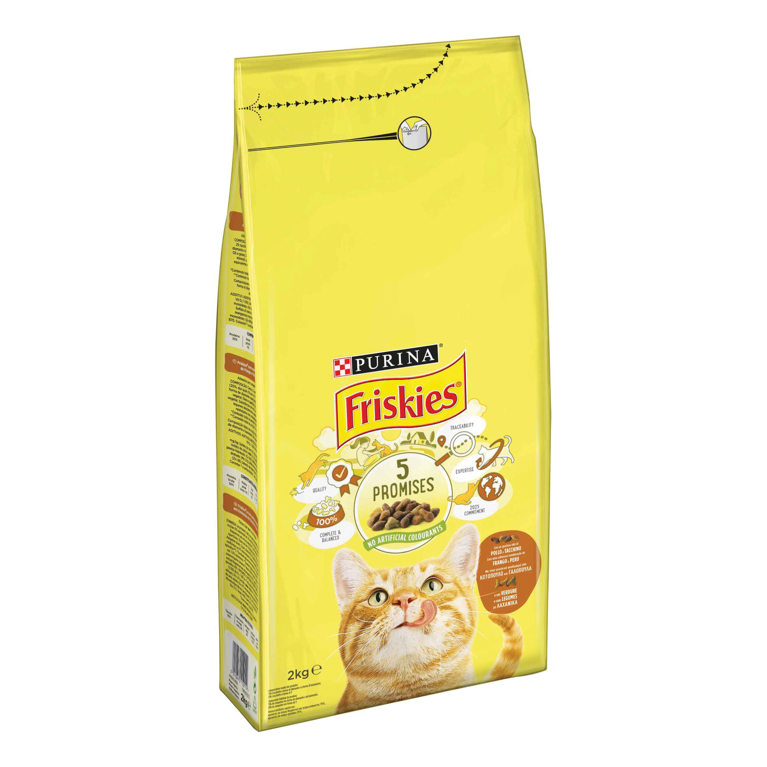 Friskies Dc Vitality+Adult Pollo Tacchino Olive 2 Kg