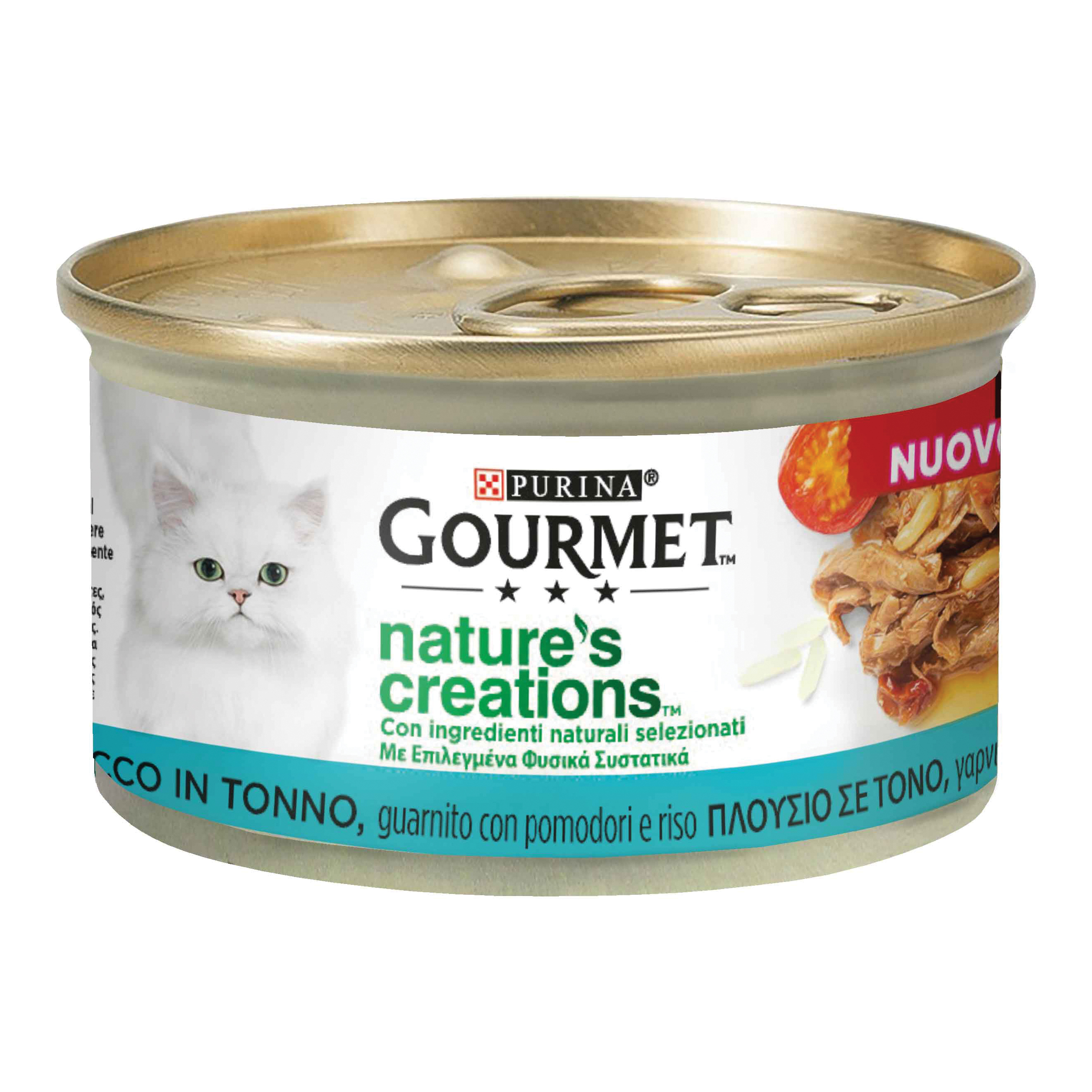 Gourmet nature's creations ricco in tonno guarnito pomodori riso 85 g