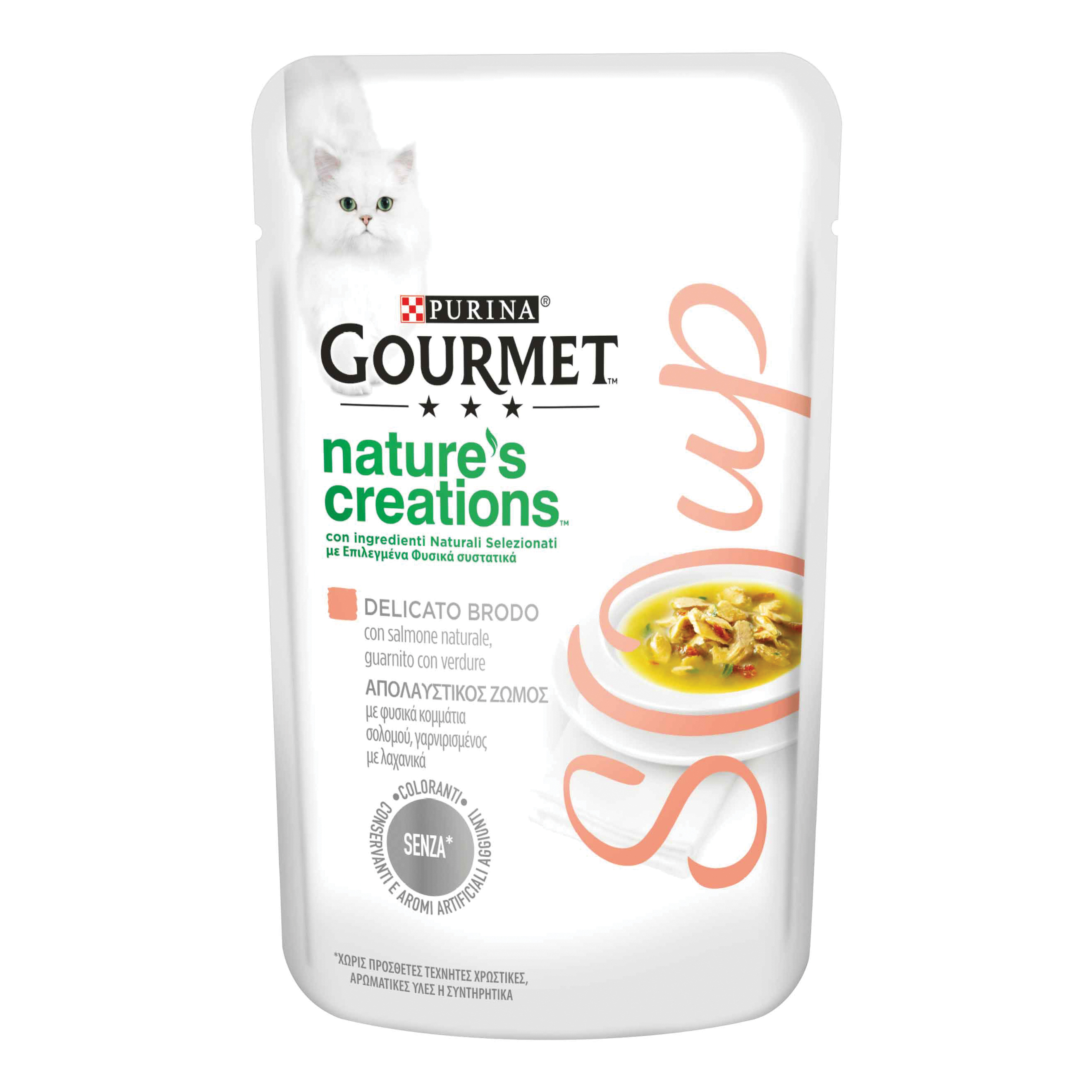 Gourmet nature's creations soup salmone &amp; verdure 40 g