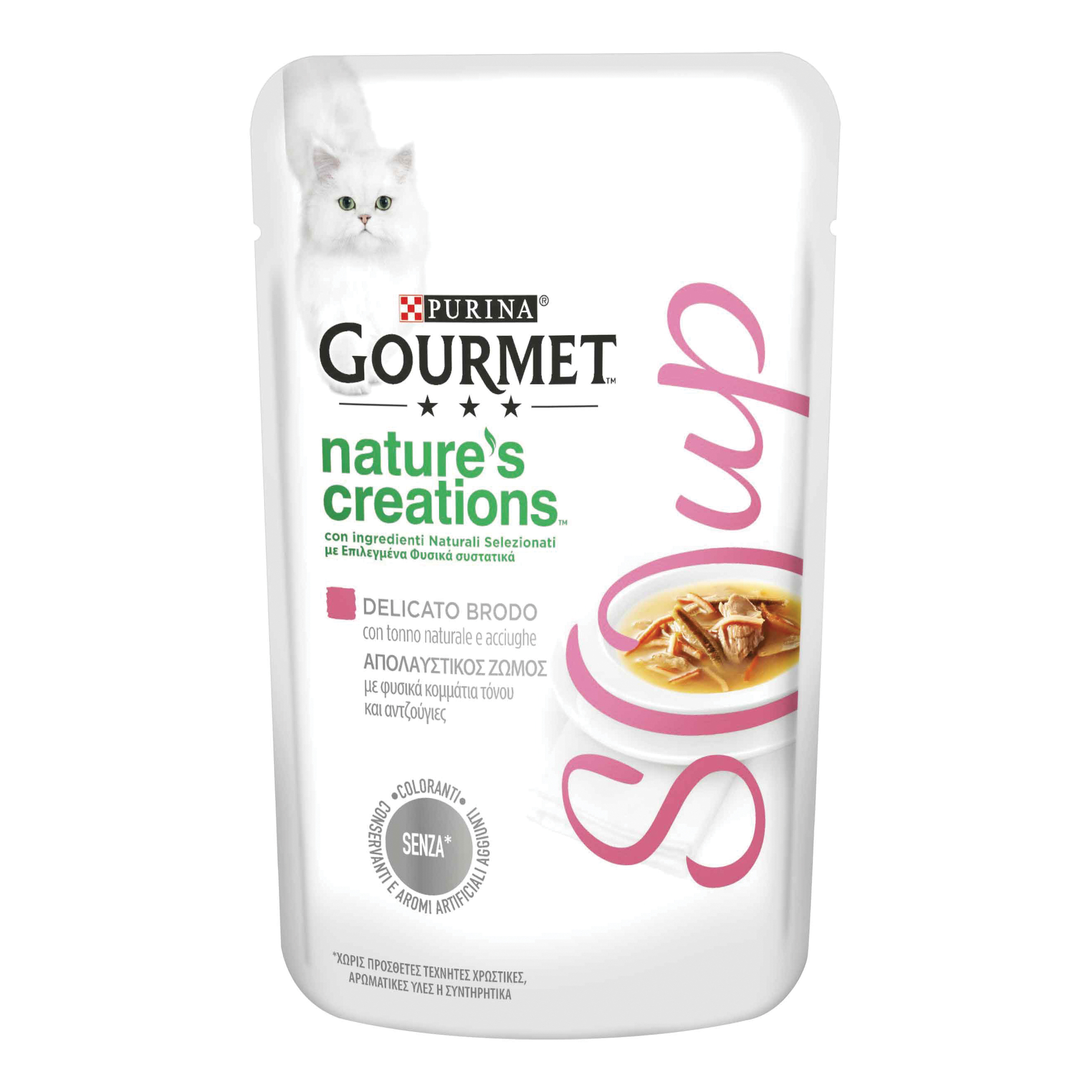 Gourmet nature's creations soup tonno &amp; acciughe 40 g