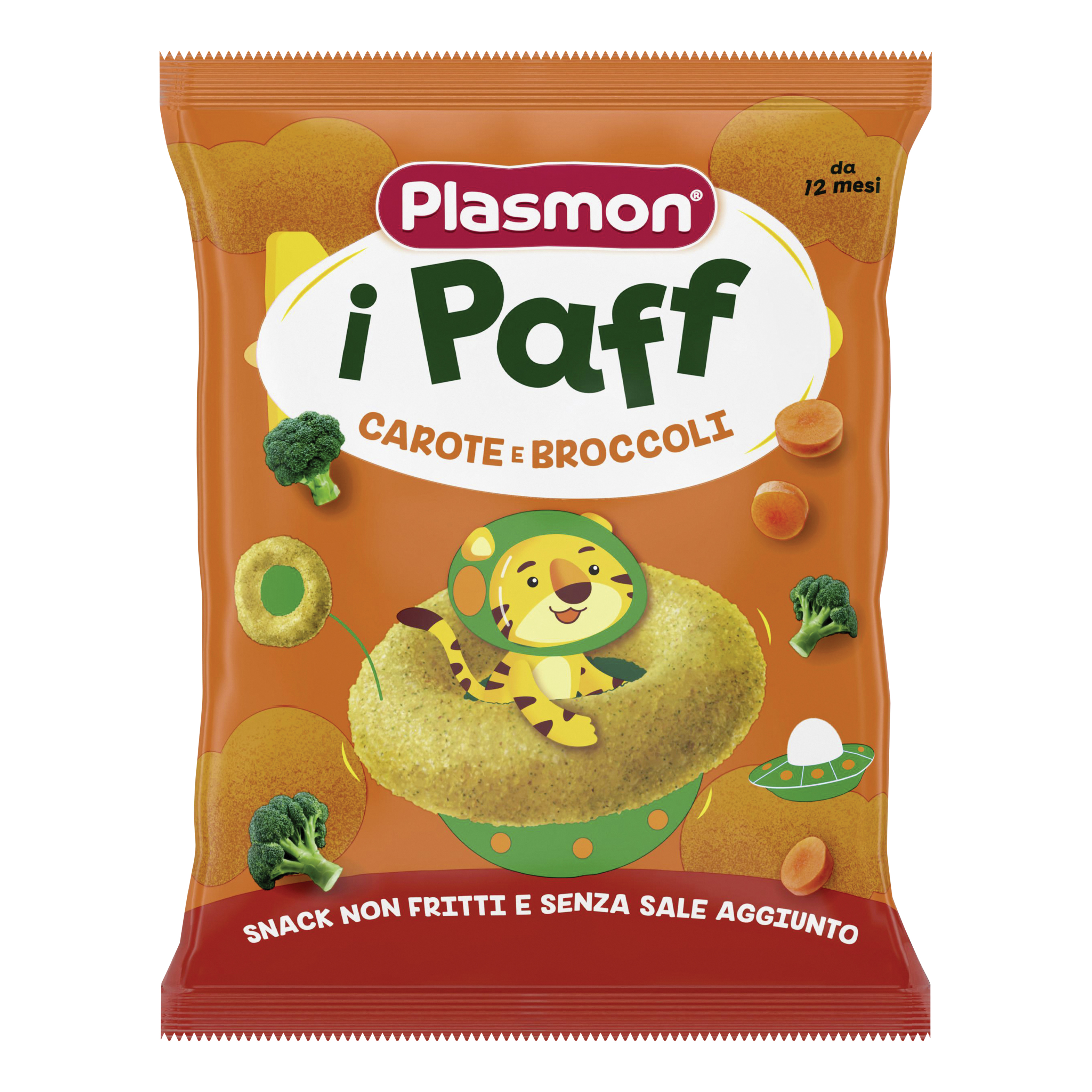 Plasmon paff anellini broccoli carota 15 g
