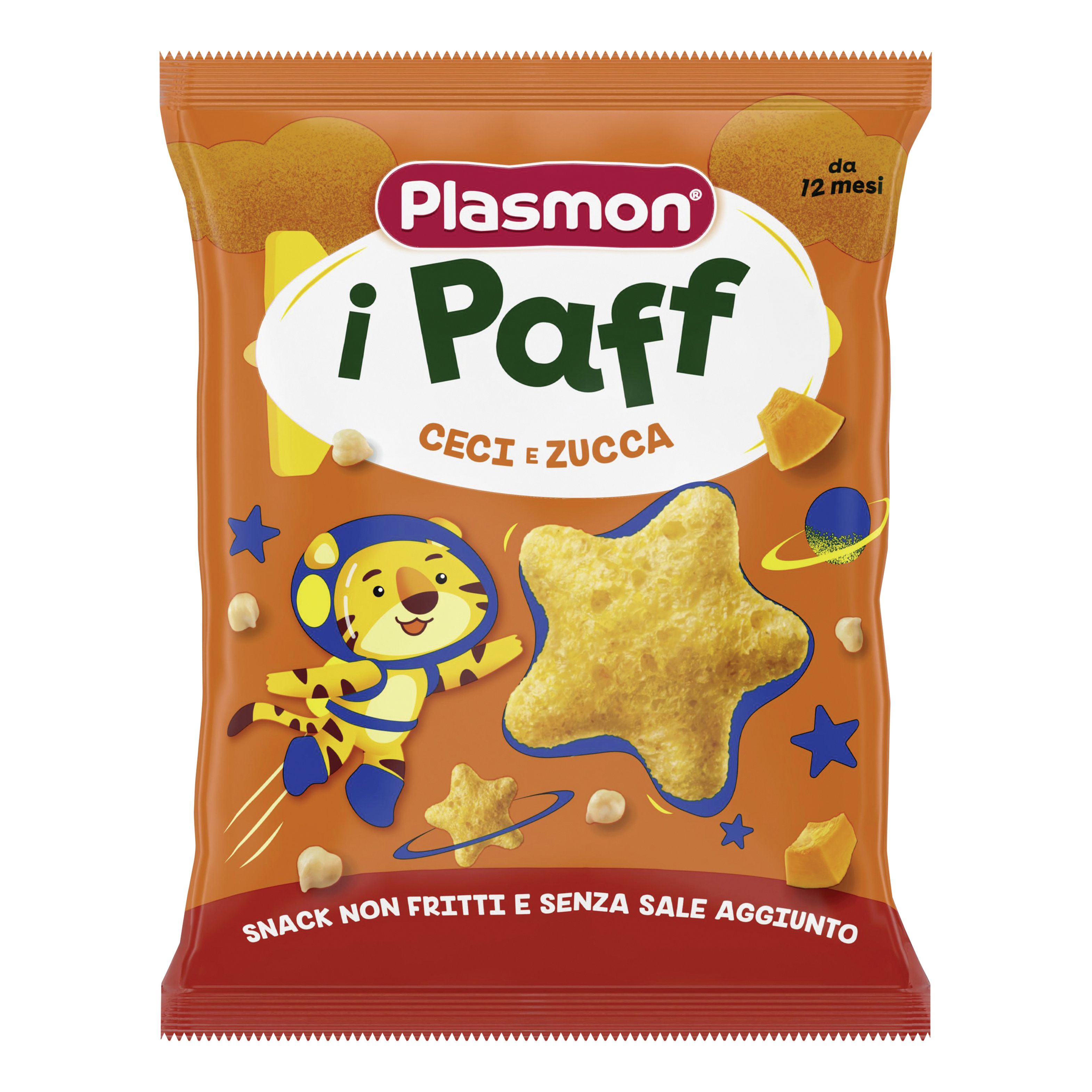 Plasmon paff stelline ceci zucca 15 g