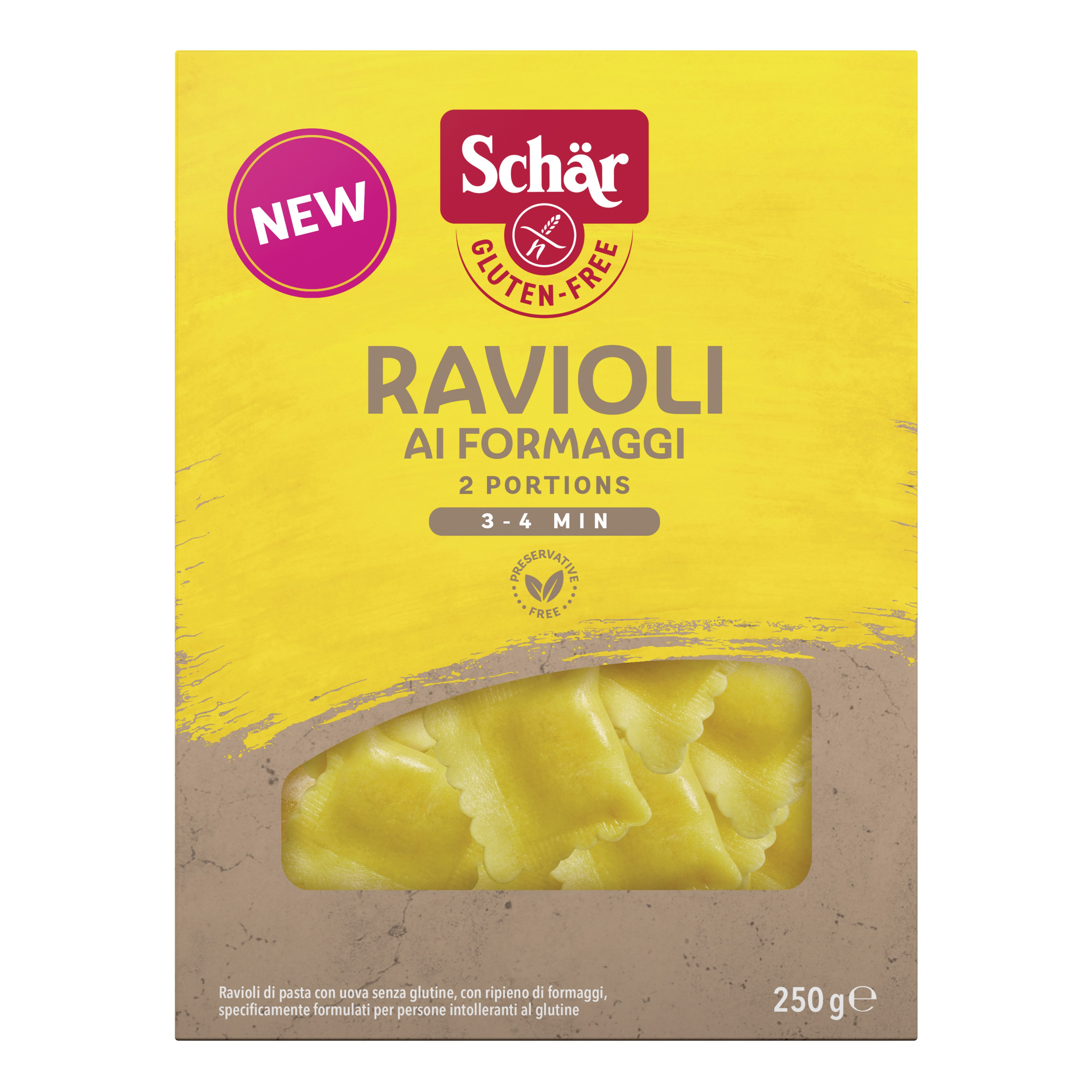 Schar ravioli ai formaggi 250 g