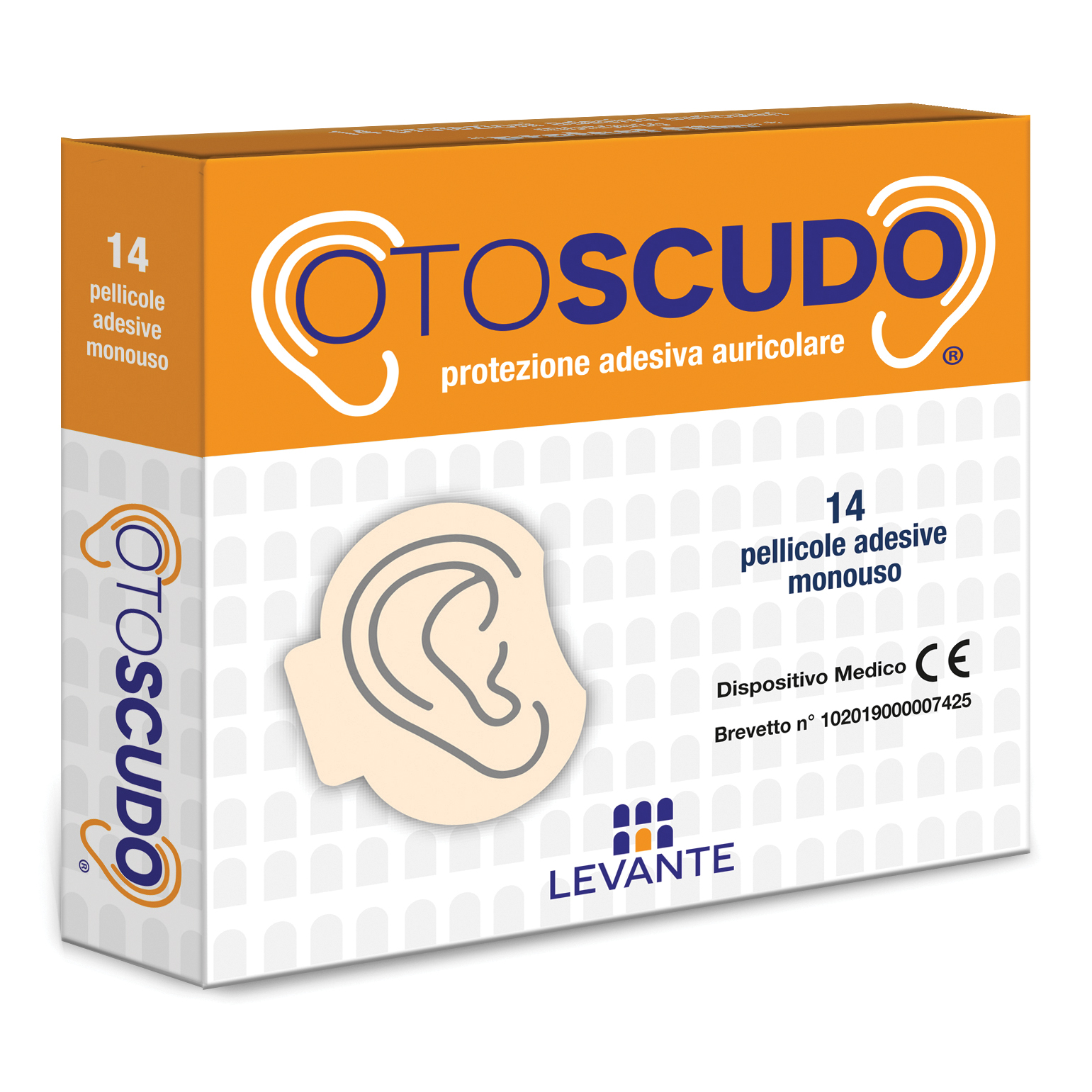 Cerotti auricolari otoscudo 14 pezzi