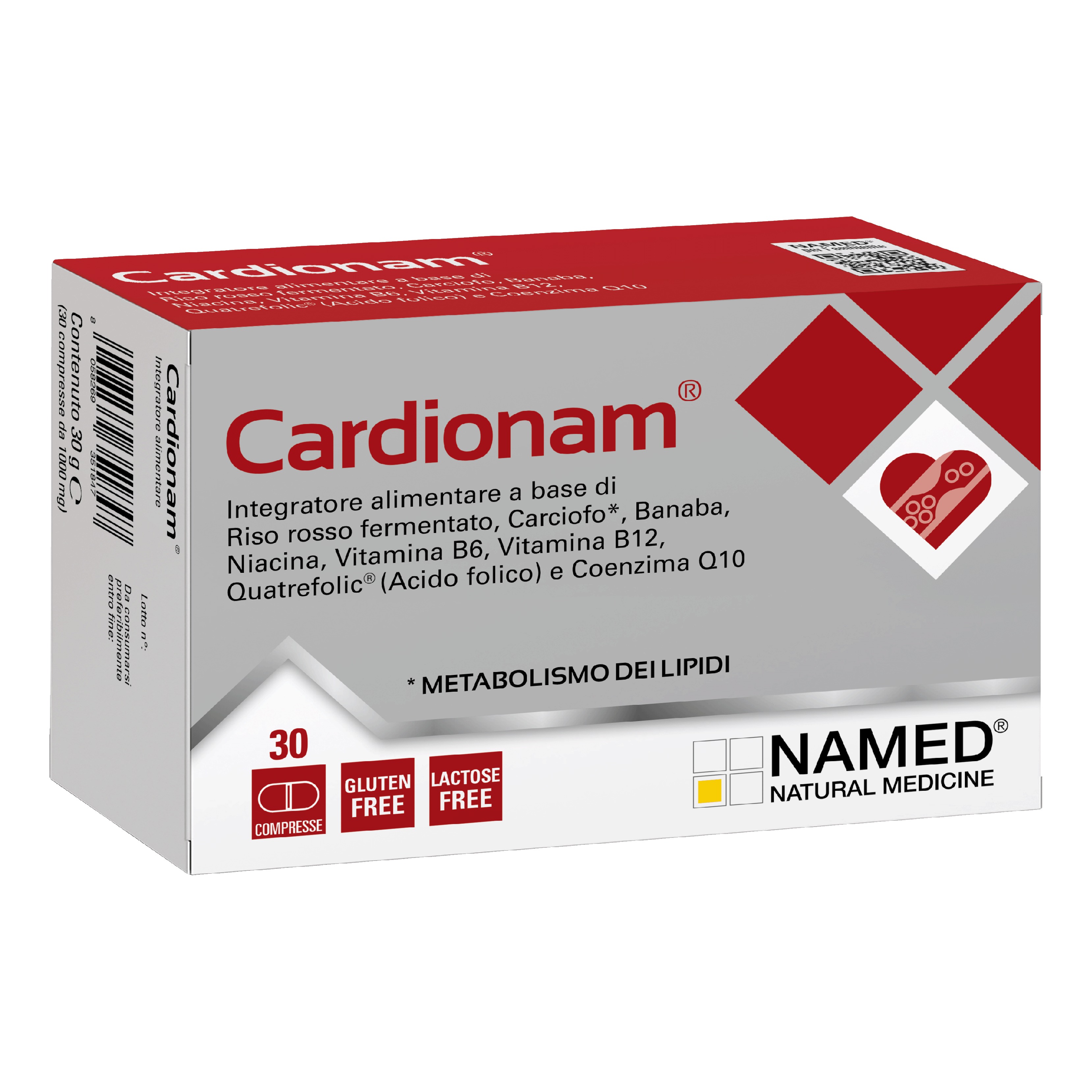 Cardionam Integratore Colesterolo 30 Compresse