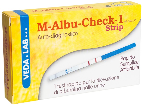 M-albu-check-1 strip 1 pezzo