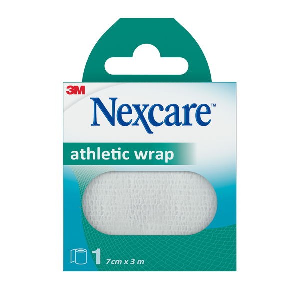 Cerotto pronto nexcare athletic wrap bianco 7x300cm