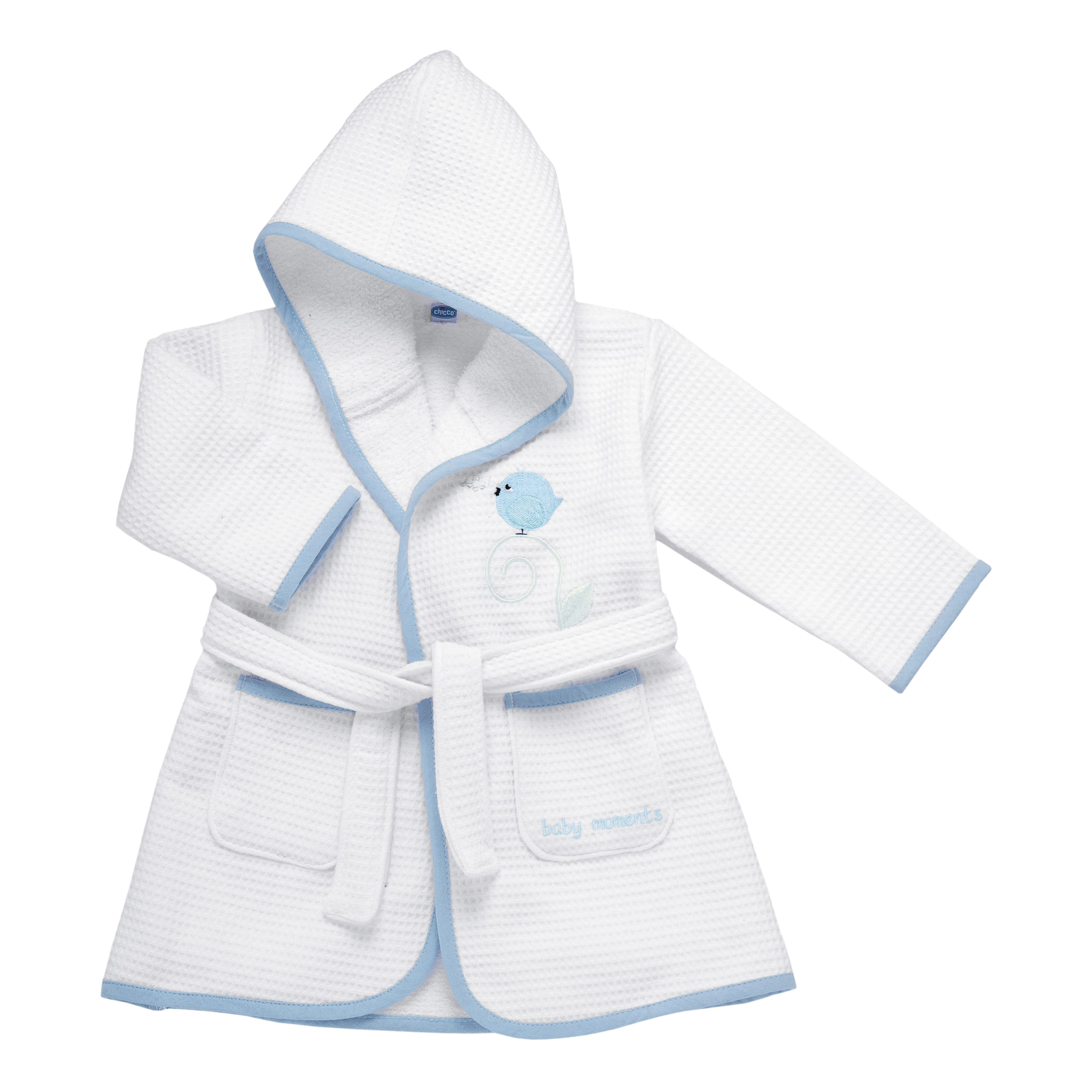 Chicco accappatoio piquet blu 12m+