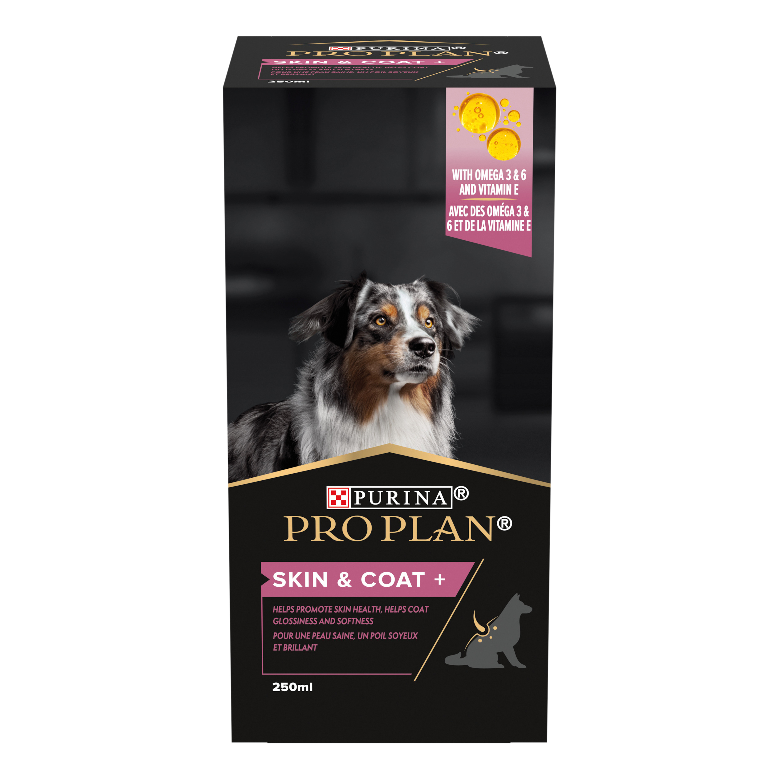 Pro plan dog supplement skin&amp;coat 250 ml