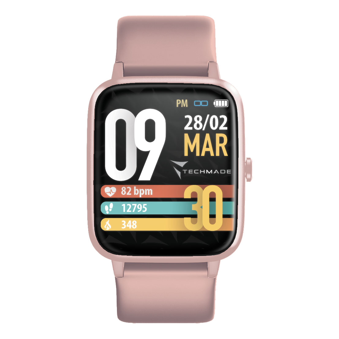 Techmade Srl Techmade Move Smartwatch Total Pink