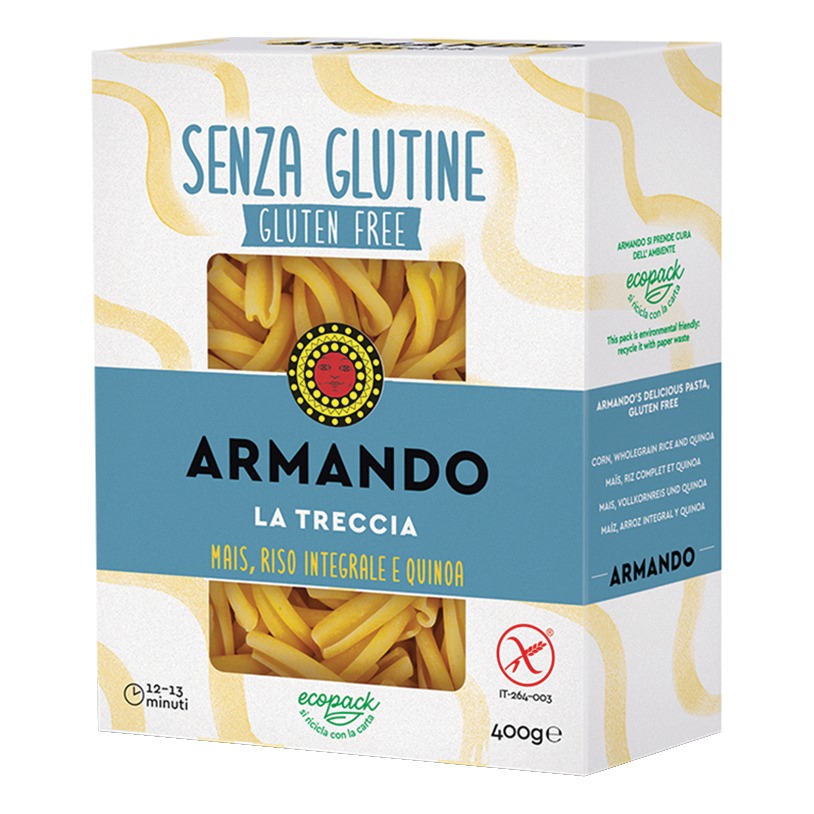 Il gluten free di armando la treccia mais riso integrale e quinoa 400 g
