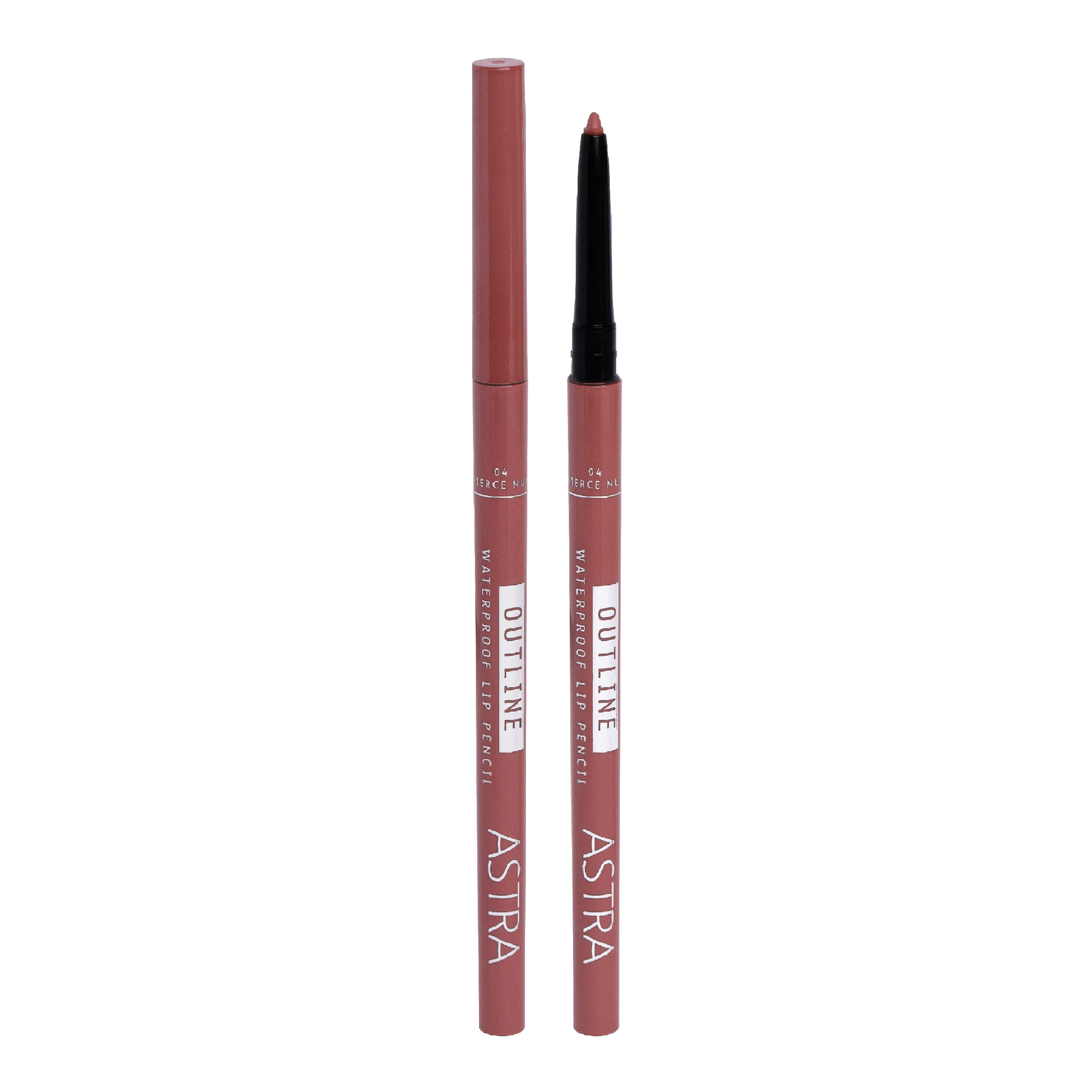 ASTRA - Outline Waterproof Lip Pencil - Matita Labbra N.04 Fierce Nut