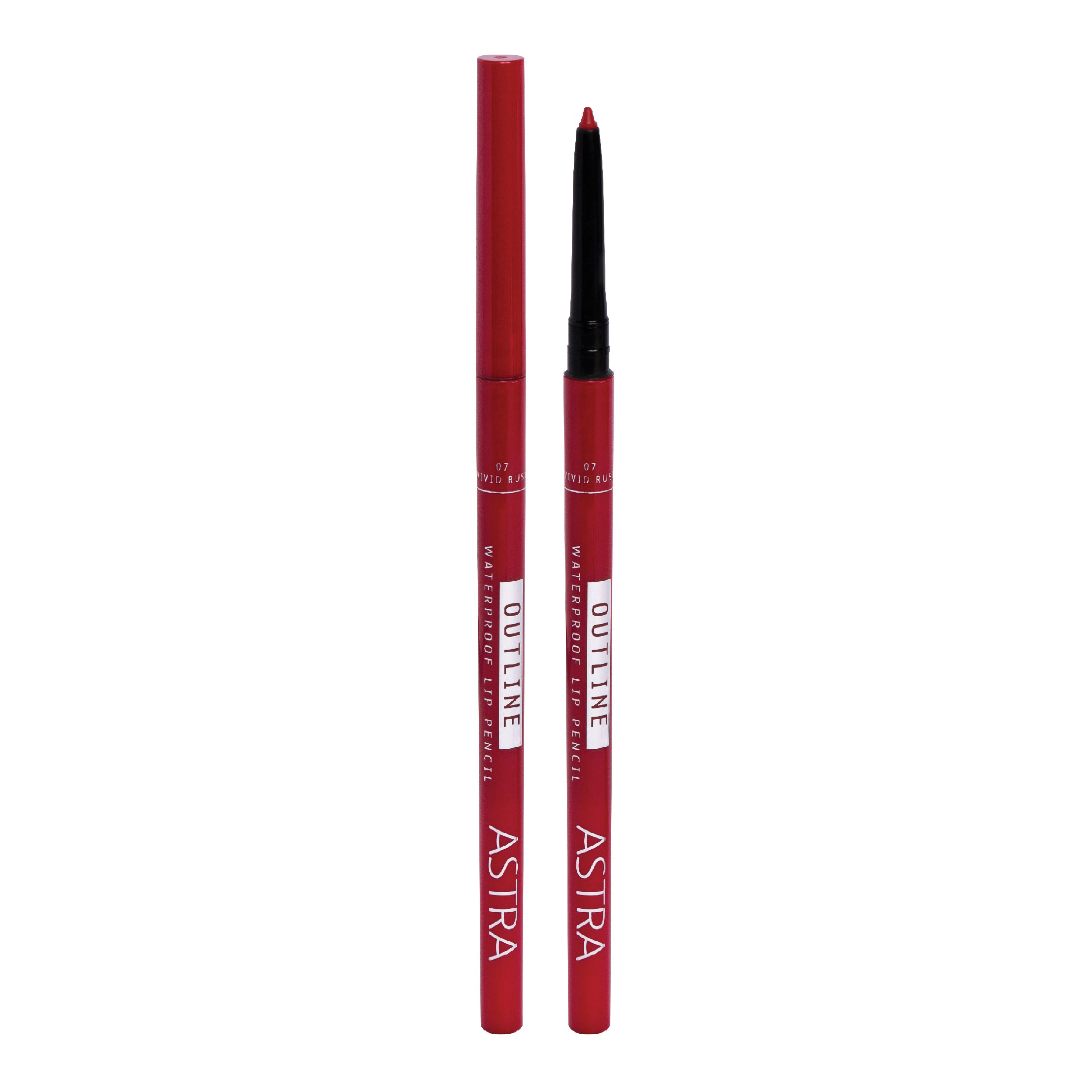 ASTRA - Outline Waterproof Lip Pencil - Matita Labbra N. 07 Vivid Rust