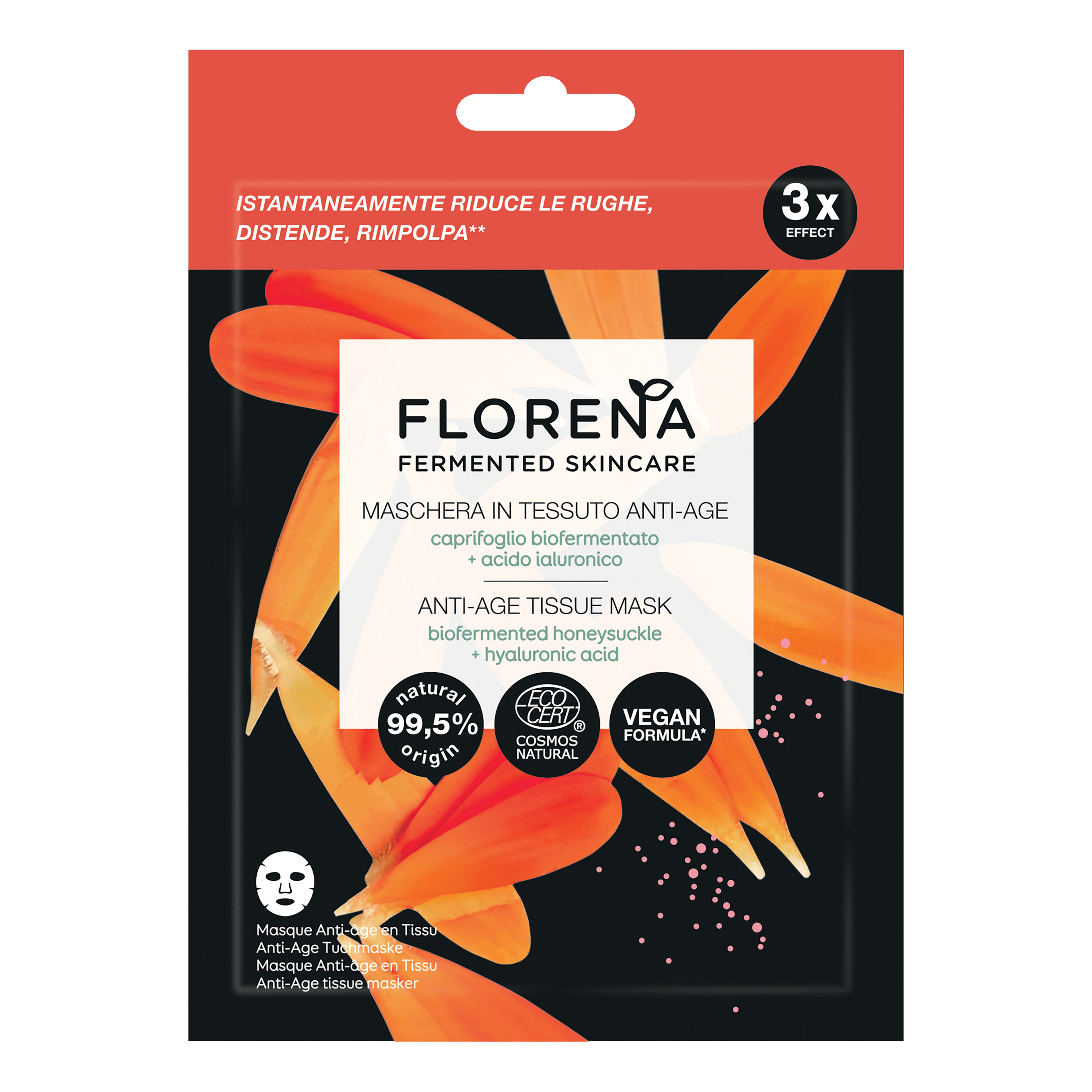 Florena fermented skincare maschera tessuto antiage 10 ml