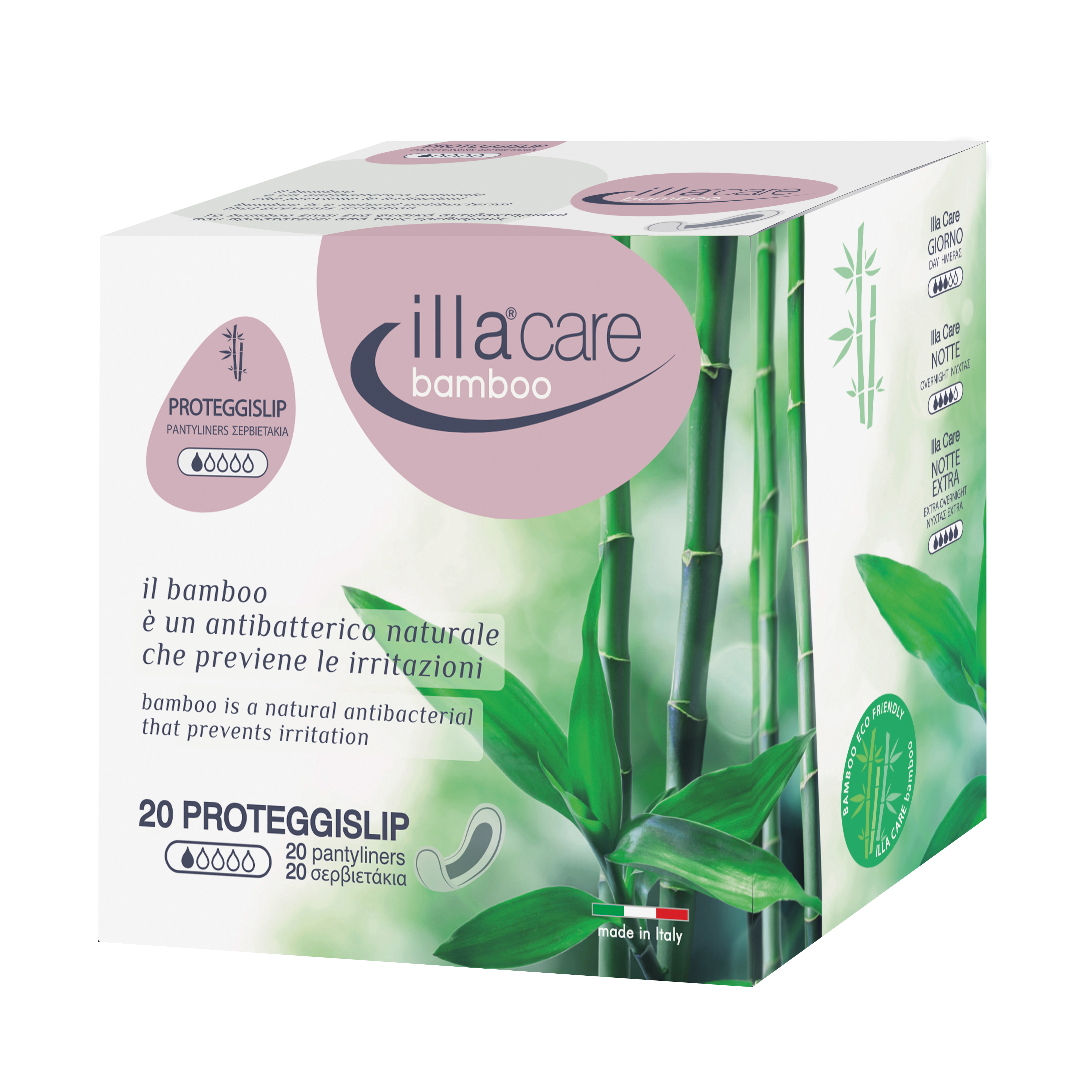 Illa care bamboo proteggislip 20 pezzi