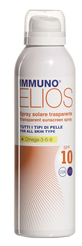 spray solare trasparente spf 10