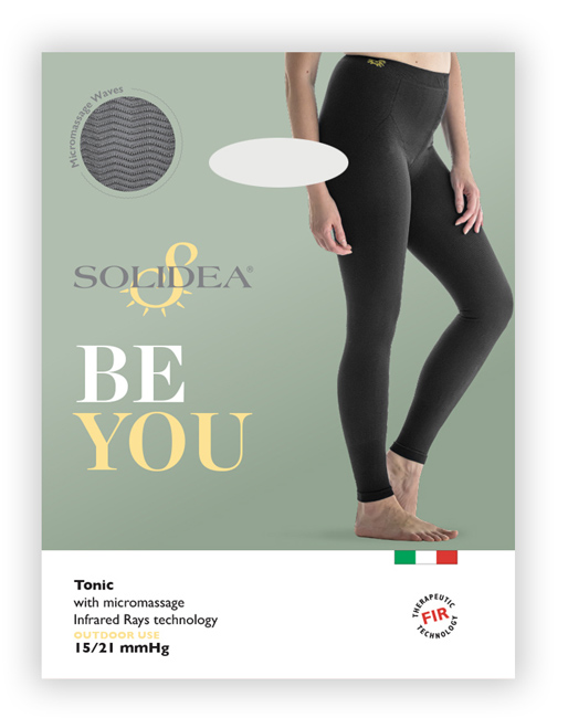 Be you tonic leggings massaggiante coprente nero ml