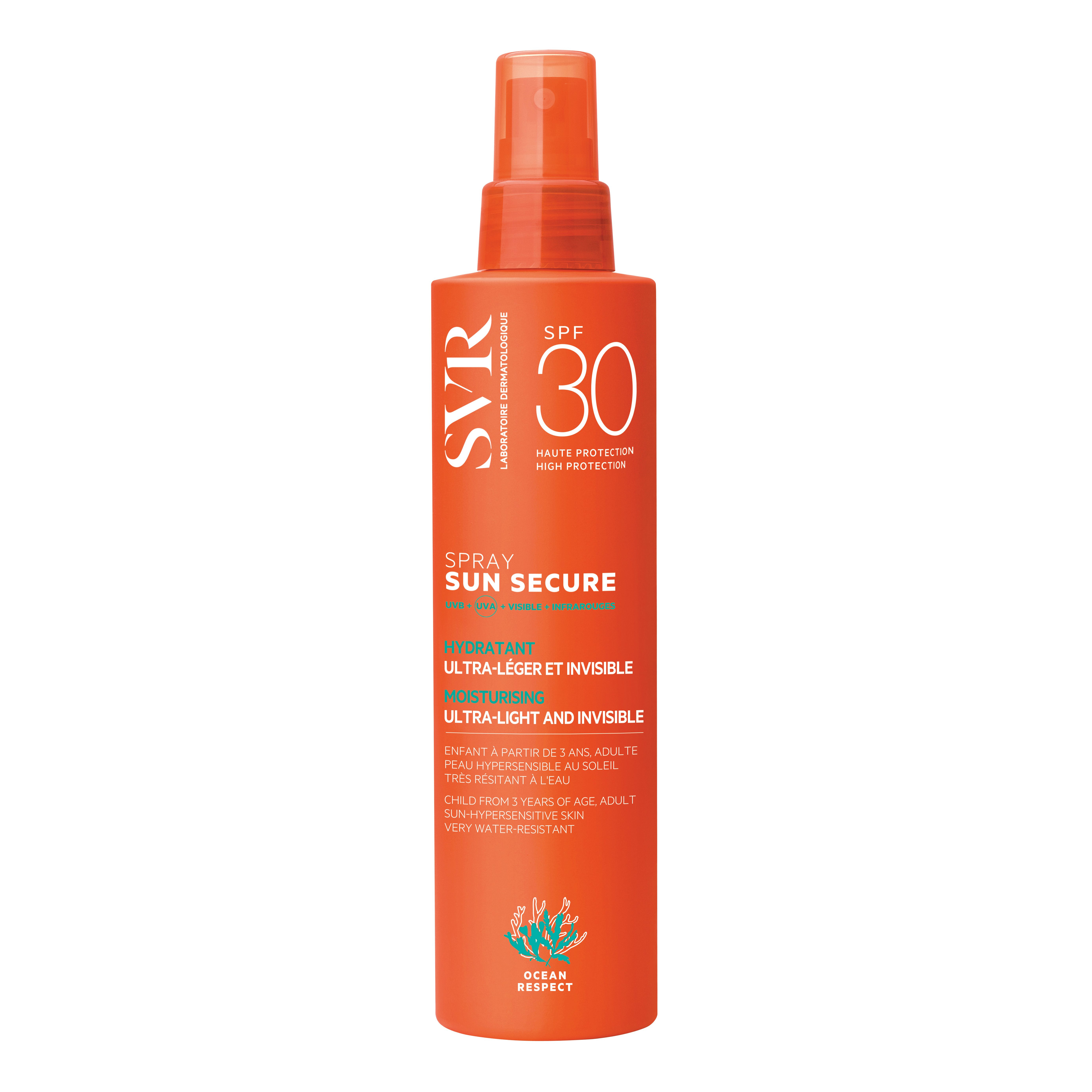 SVR Sun Secure Spray Solare SPF 30 Viso e Corpo 200 ml