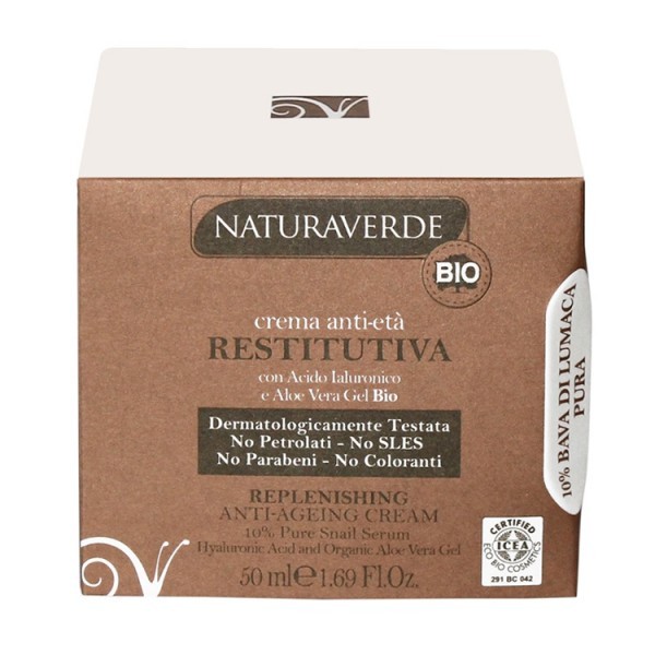 Naturaverde - crema anti-eta restitutiva con bava di lumaca pura