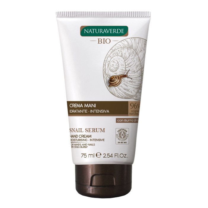 Natura verde bio bava di lumaca crema mani idratante intensiva