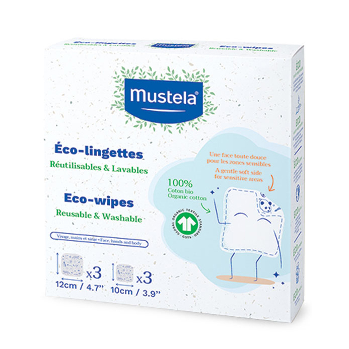 Mustela salviette lavabili 6 pezzi