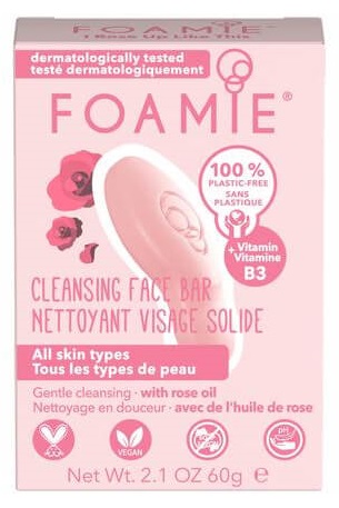 Foamie detergente viso bar i rose yo like this tutti i tipi di pelle 60 g