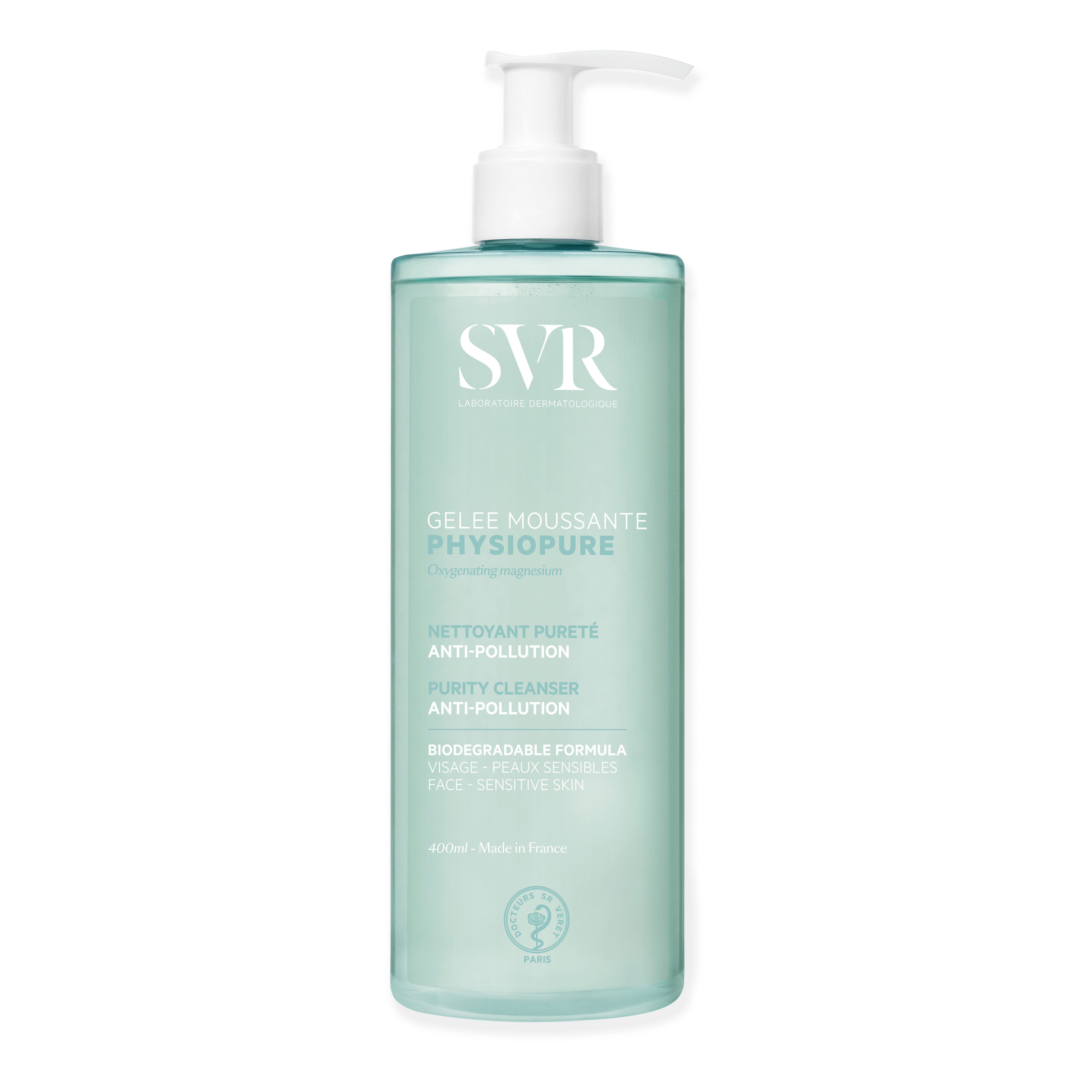 Physiopure gelee moussante 400 ml
