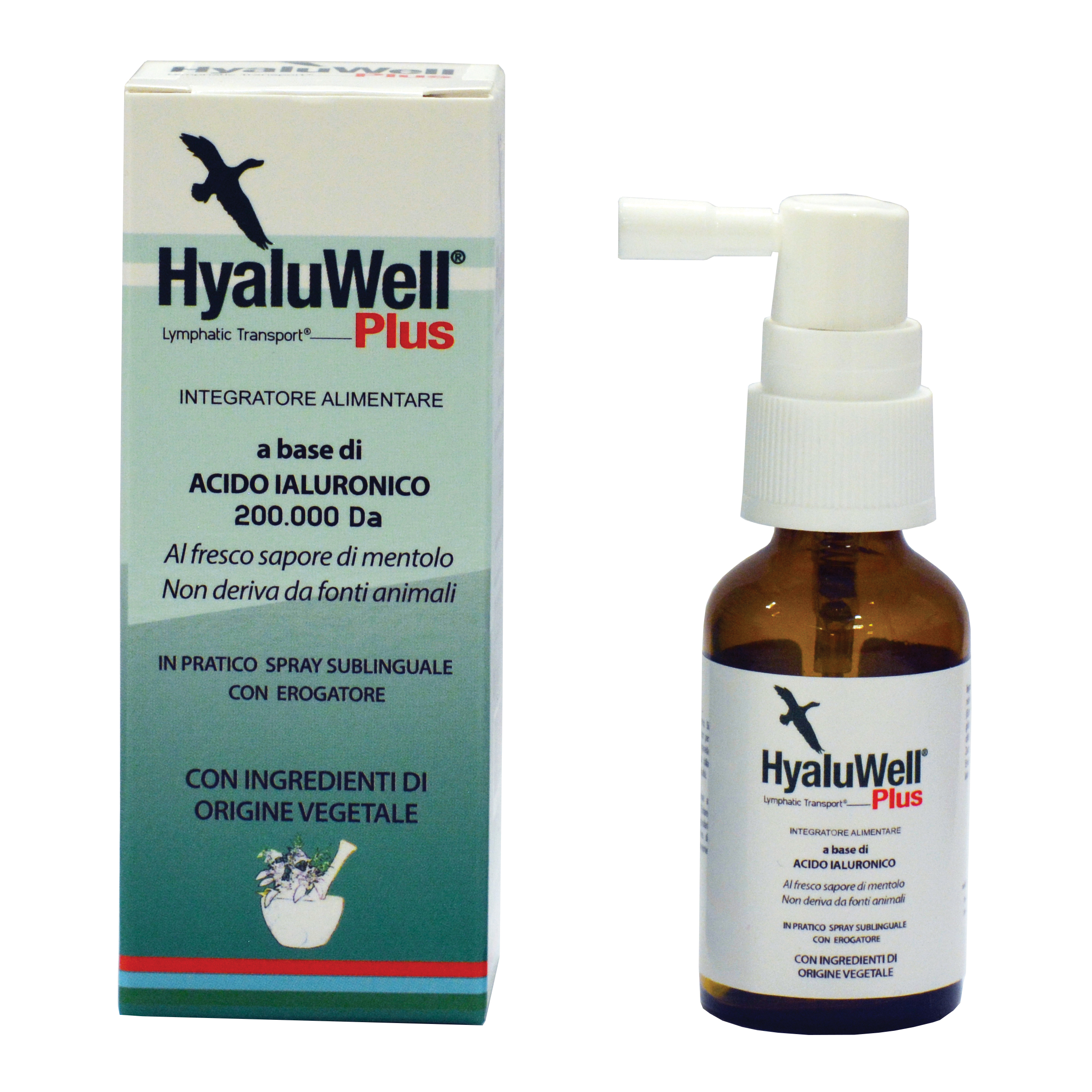 Hyaluwell plus spray sublinguale 20 ml
