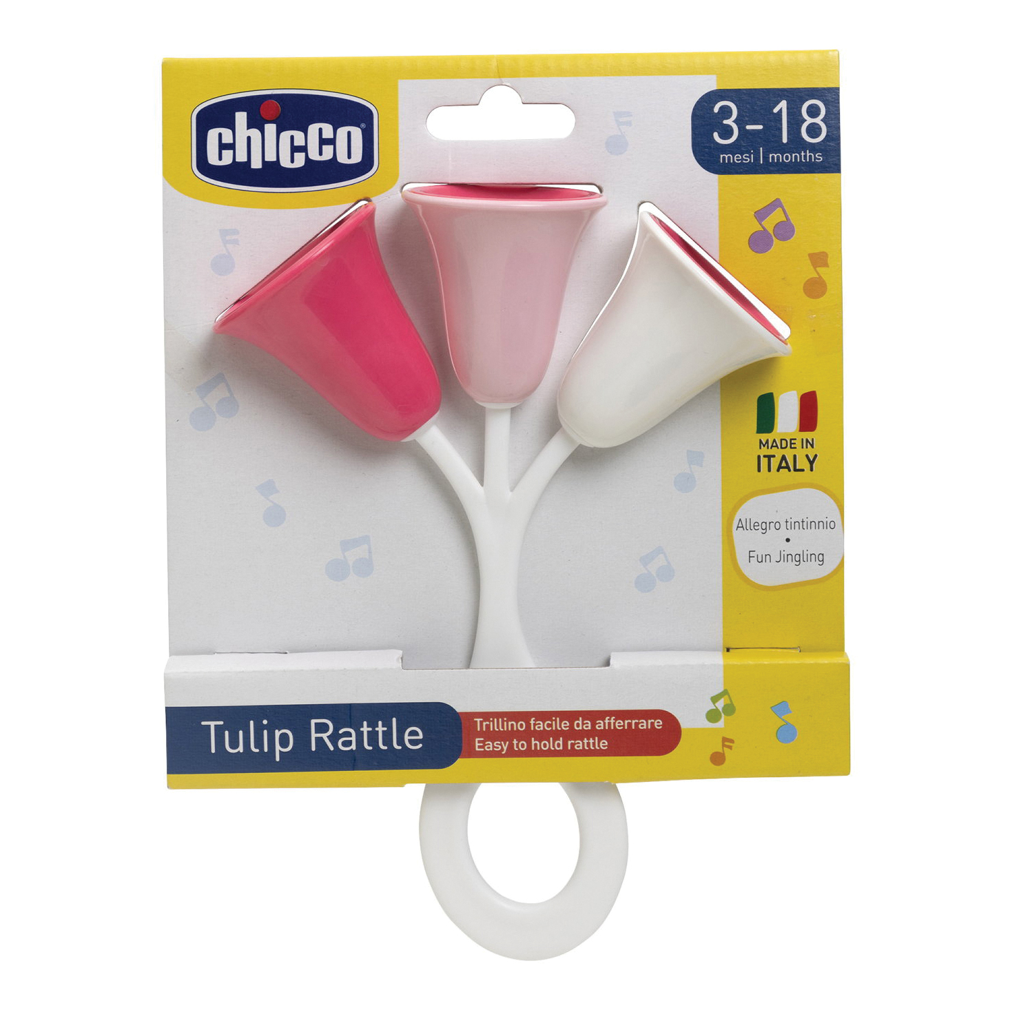 Chicco gioco tulipano sonoro rosa