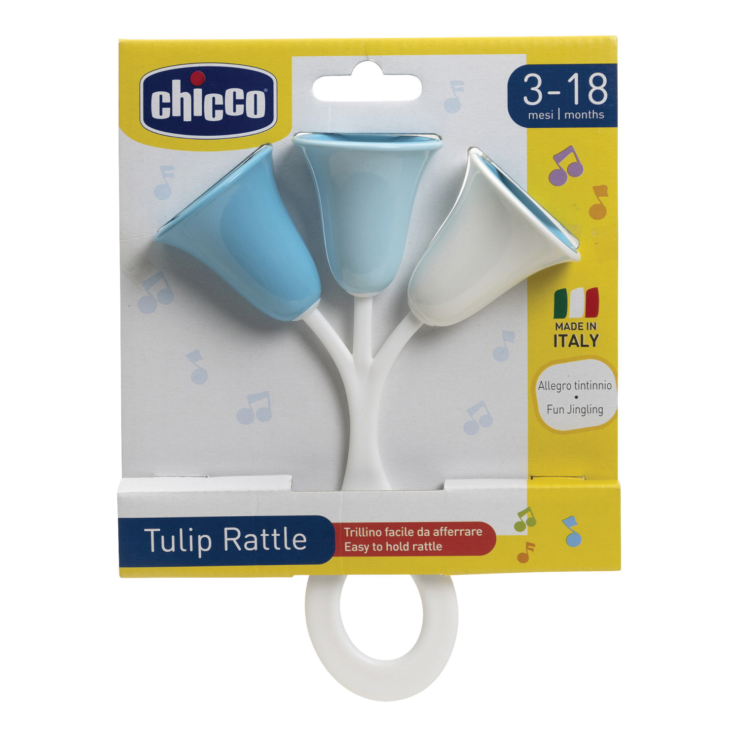 Chicco gioco tulipano sonoro azzurro