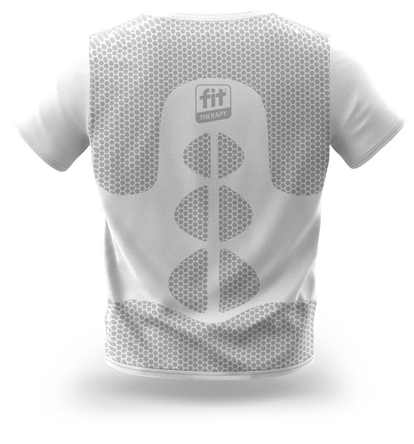 T-shirt fit therapy bianco taglia s-m