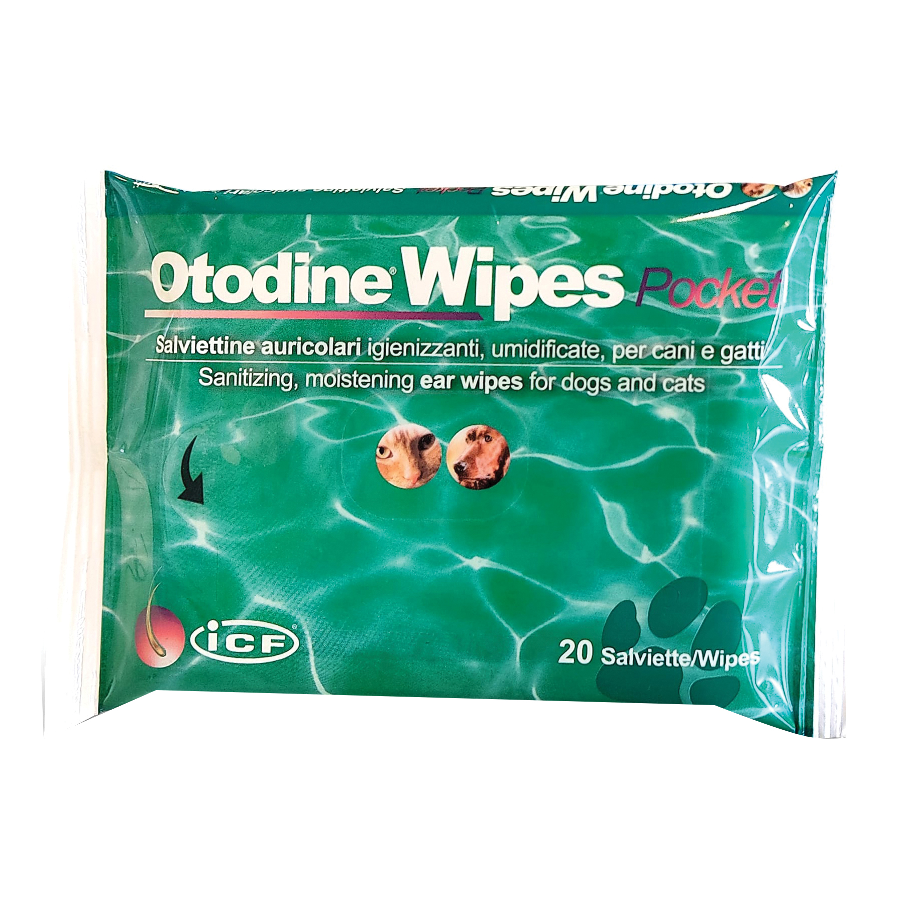 Otodine Wipes Pocket Salviettine Auricolari Cf. (20 Pezzi)