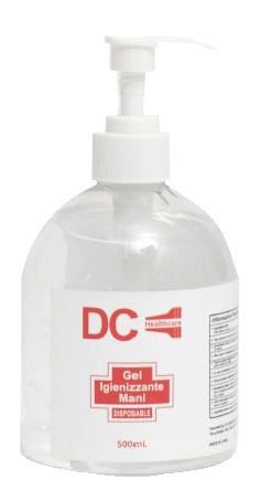Gel igienizzante mani dc healthcare 500 ml