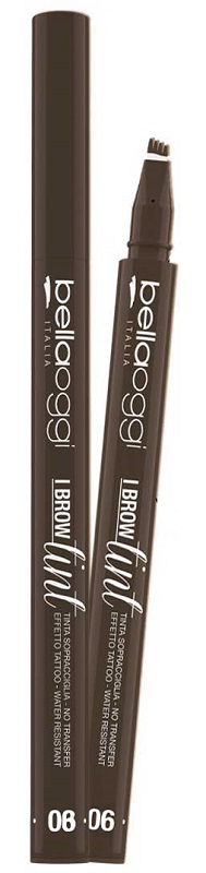 BELLAOGGI - I Brow Tint - Pennarello Sopracciglia N.06 Intense-Brown